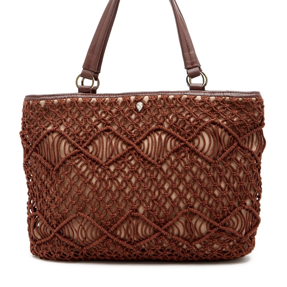 Helen Kaminski Napo Leather Trimmed Tote